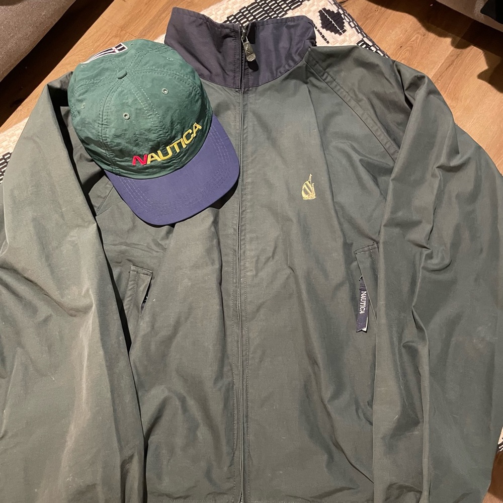 Nautica vintage windbreaker combo